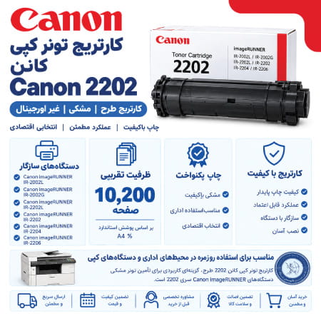 خرید کارتریج کپی کانن canon 2202
